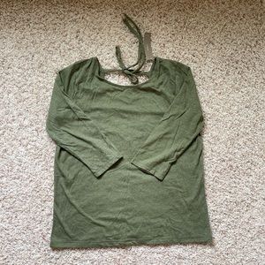 J.Crew NWT tie back casual top XS